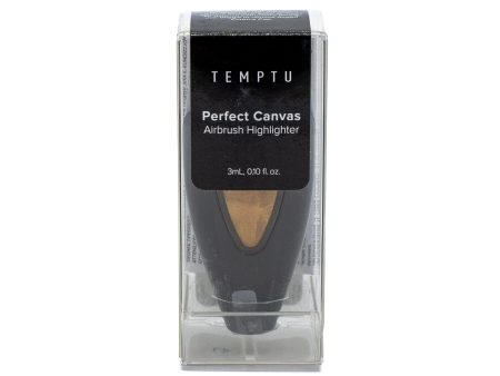 TEMPTU Perfect Canvas Airbrush Highlighter 0.10oz GOLD - Imperfect Box For Sale