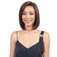 Bobbi Boss 100% Human Hair Sleek Bob Lace Front Wig - MHLF405 HH FLORA Fashion