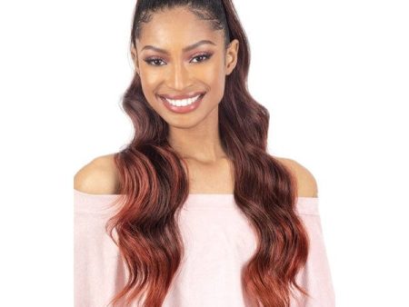 Freetress Equal Synthetic Lite Drawstring Ponytail - LUXY WAVE 28  - Unbeatable For Sale