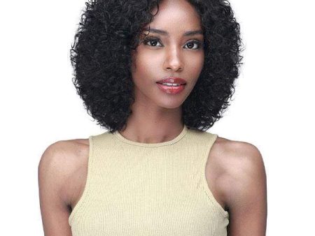 Bobbi Boss 100% Human Hair 5 Deep Part Lace Wig - MHLF502 JHERI CURL 12 Cheap