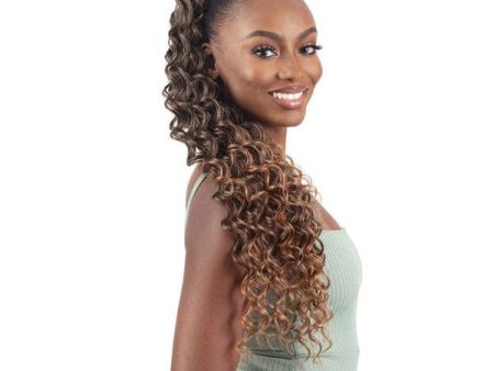 Freetress Equal Synthetic Lite Drawstring Ponytail - RIBBON CURL 28  Cheap