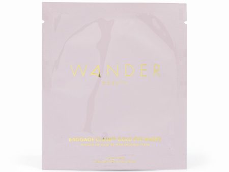 WANDER BEAUTY Baggage Claim Gold Eye Masks 6 PAIRS - Imperfect Box Online