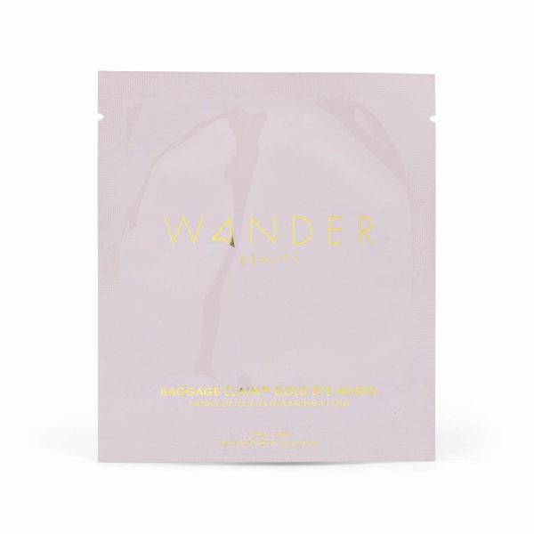 WANDER BEAUTY Baggage Claim Gold Eye Masks 6 PAIRS - Imperfect Box Online