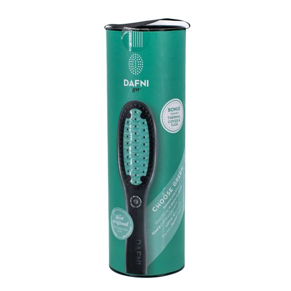 DAFNI go Hair Straightening Brush CHOOSE GREEN - Imperfect Box Supply