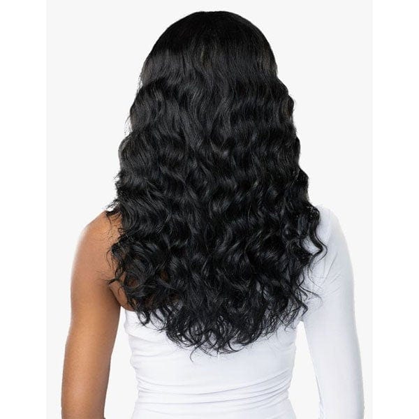 Sensationnel Butta Human Hair Blend Lace Front Wig - DEEP WAVE 20  Online now