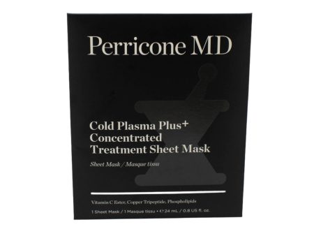 Perricone MD Cold Plasma Plus+ Concentrated Treatment Sheet Mask (1) - Imperfect Box For Sale