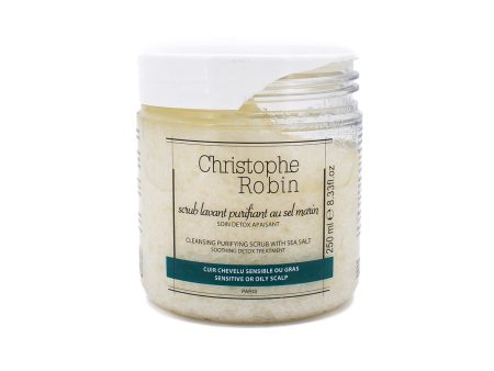 Christophe Robin Scalp Scrub w  Sea Salt 8.33oz - Damaged Lid For Discount