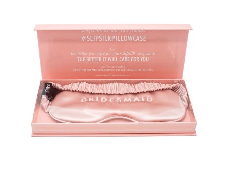 slip Pure Silk Sleep Mask BRIDESMAID - New Online Sale