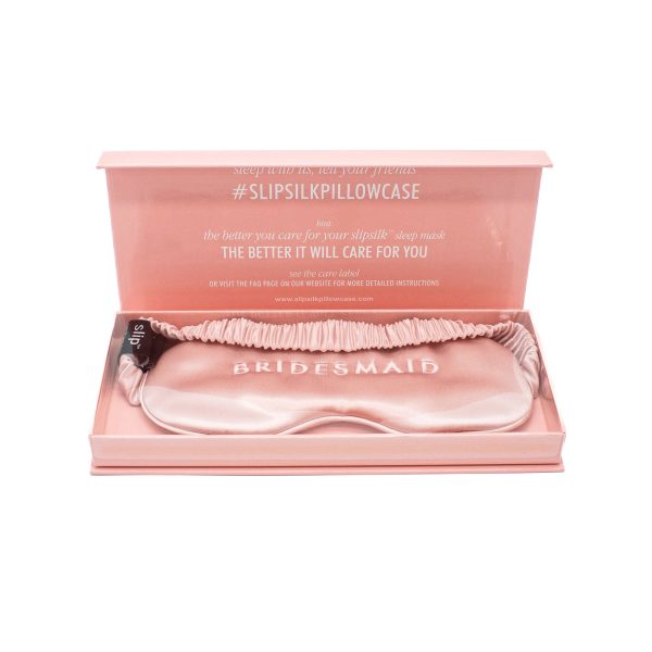 slip Pure Silk Sleep Mask BRIDESMAID - New Online Sale