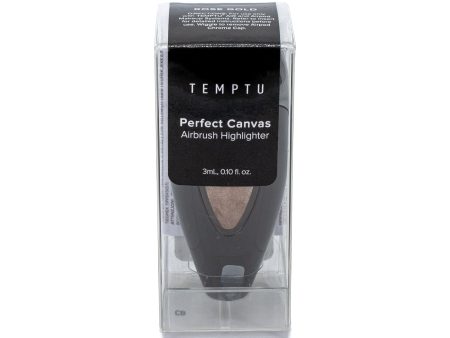 TEMPTU Perfect Canvas Airbrush Highlighter ROSE GOLD .10 fl oz - Imperfect Box Online