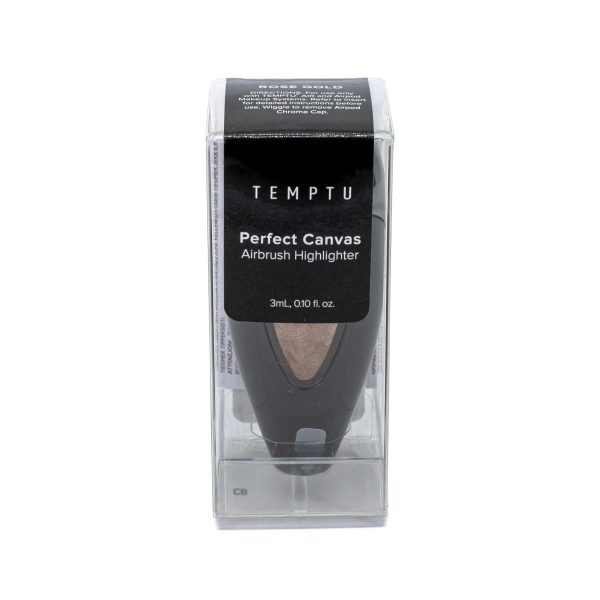 TEMPTU Perfect Canvas Airbrush Highlighter ROSE GOLD .10 fl oz - Imperfect Box Online