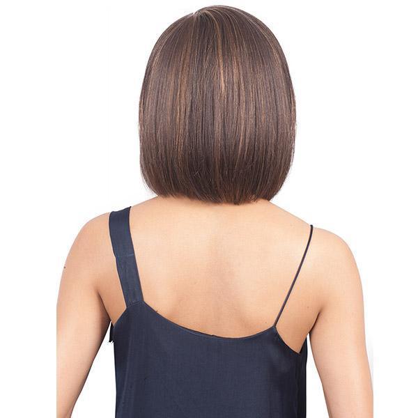 Bobbi Boss 100% Human Hair Sleek Bob Lace Front Wig - MHLF405 HH FLORA Fashion