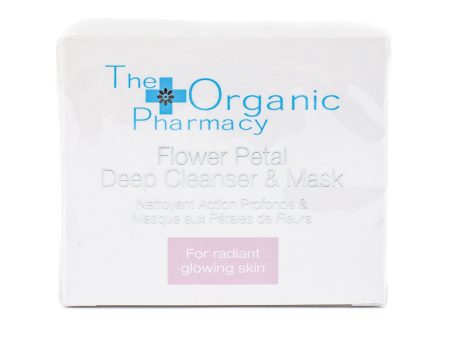 The Organic Pharmacy Flower Petal Deep Cleanser & Mask 2.11oz - Imperfect Box Discount