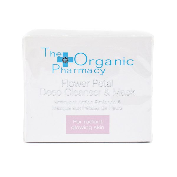 The Organic Pharmacy Flower Petal Deep Cleanser & Mask 2.11oz - Imperfect Box Discount