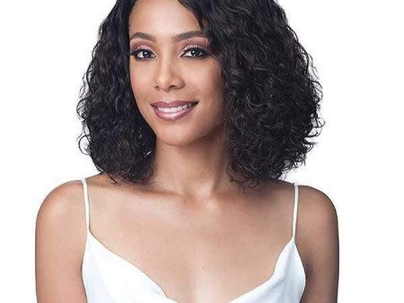 Bobbi Boss 100% Remi Hair Deep Part Lace Front Wig - MHLF422 WATER CURL 12 - Clearance Hot on Sale