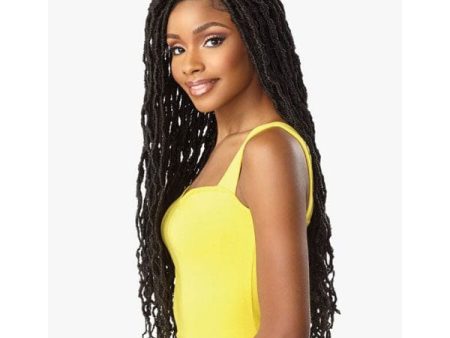 Sensationnel Cloud 9 Synthetic 4x4 Lace Parting Swiss Braid Lace Wig - DISTRESSED LOCS 28″ - Unbeatable Discount