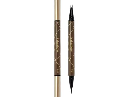 Kaka show - double side eyeliner - # 01 Black Cheap