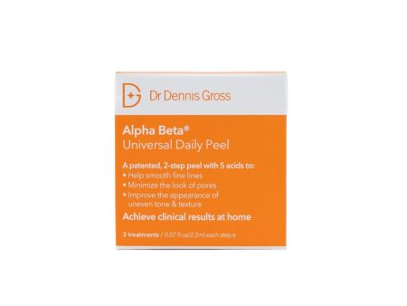 Dr Dennis Gross Alpha Beta Universal Daily Peel 3 Treatments - New Cheap