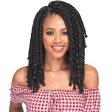 [3 Pack Deal] Bobbi Boss African Roots Collection Crochet Braid - BOMBA BOX BRAID BLUNT TIPS 10  Online Hot Sale