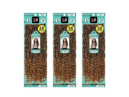 [3 Pack Deal] Bobbi Boss African Roots Collection Crochet Braid - 3X BOHEMIAN BOX BRAID 20  Supply