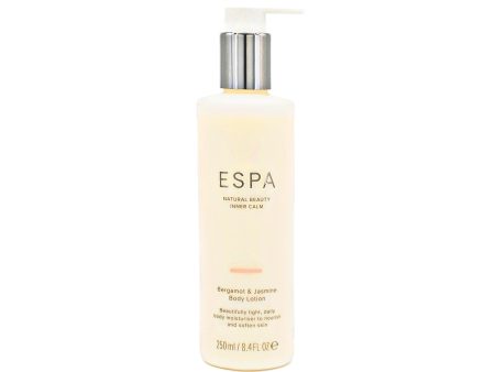 ESPA Bergamot & Jasmine Body Lotion 8.4oz - Small Amount Missing For Cheap