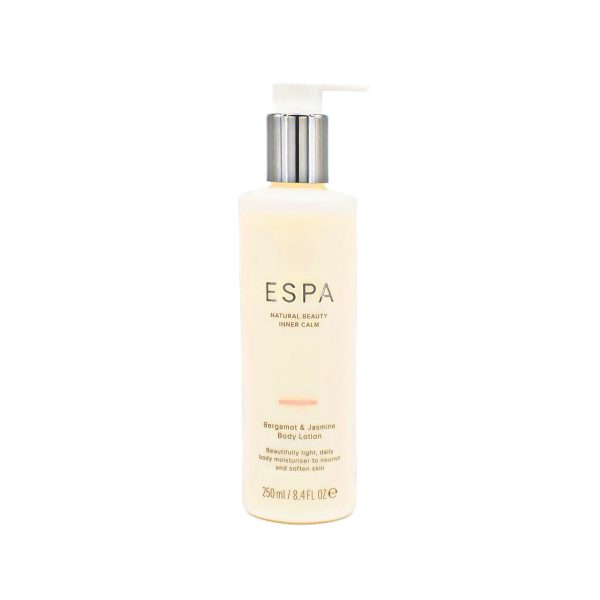 ESPA Bergamot & Jasmine Body Lotion 8.4oz - Small Amount Missing For Cheap