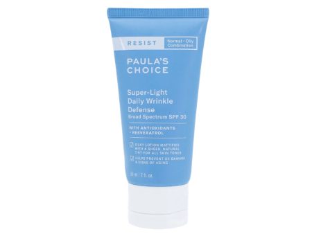 PAULA S CHOICE Super-Light Daily Wrinkle Defense SPF 30 2oz - Small Amount Missing Hot on Sale