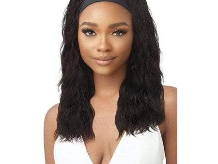 Outre 100% Human Hair WET & WAVY Headband Wig - LOOSE BODY 20  on Sale