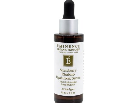 EMINENCE ORGANIC Strawberry Rhubarb Hyaluronic Serum 1oz - Small Amount Missing Sale