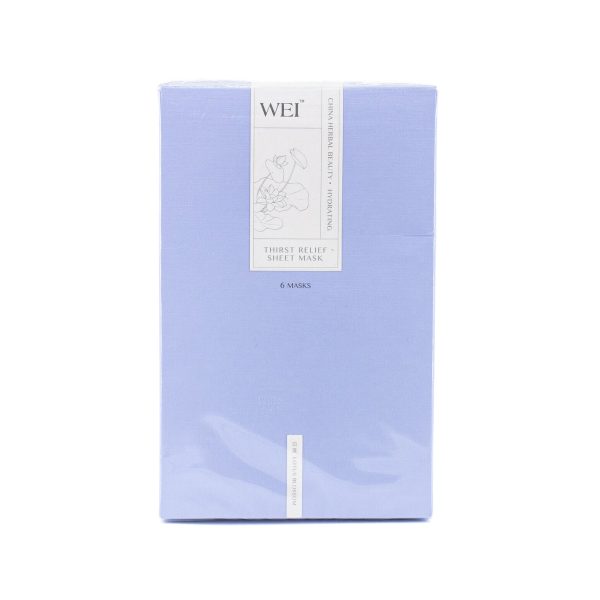 WEI Lotus Blossom Thirst Relief Sheet Mask 6 MASK - Imperfect Box Fashion