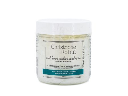 Christophe Robin Scalp Scrub w  Sea Salt 8.33oz - New For Cheap