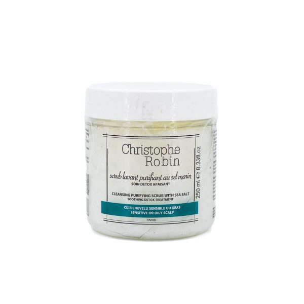 Christophe Robin Scalp Scrub w  Sea Salt 8.33oz - New For Cheap