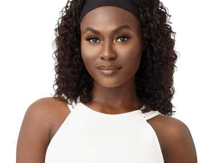 Outre 100% Human Hair WET & WAVY Headband Wig - DEEP WAVE 14  Fashion