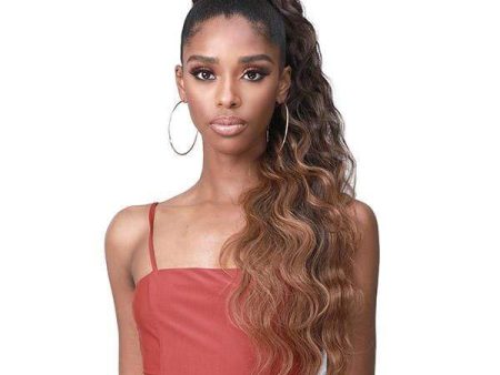 Bobbi Boss Miss Origin Tress Up Human Hair Blend Ponytail -MOD022 BODY WAVE 28  Online Hot Sale