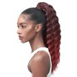 Bobbi Boss Miss Origin Tress Up Human Hair Blend Ponytail - MOD028 CRIMP CURL 18  Online Hot Sale