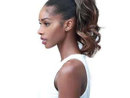 Bobbi Boss Miss Origin Tress Up Human Hair Blend Ponytail - MOD005 LOOSE CURL 14  Fashion