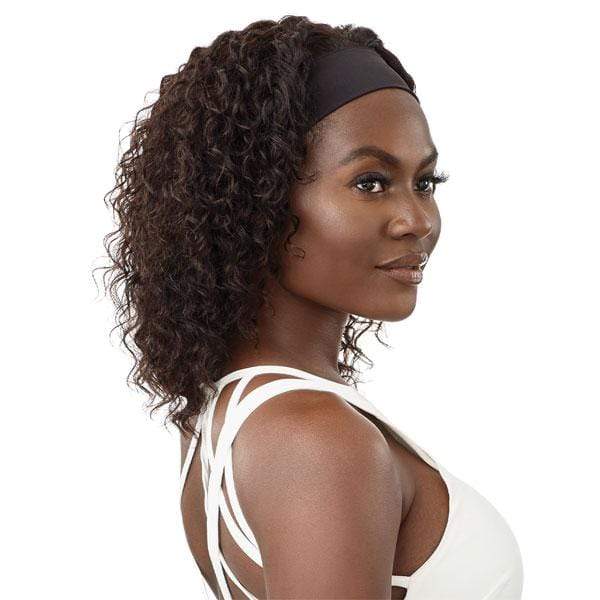 Outre 100% Human Hair WET & WAVY Headband Wig - DEEP WAVE 14  Fashion