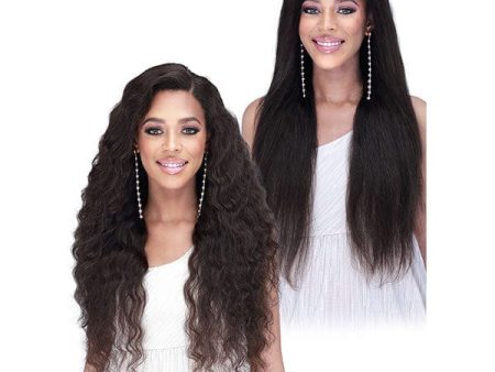 Bobbi Boss 100% Human Hair 13X4 360 Swiss Lace Front Wig - MHLF519L WW BRAELYNN 24 Discount