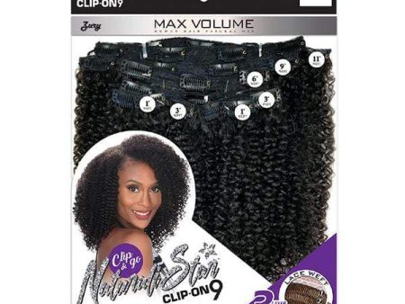 Zury Sis Naturali Star Human Hair Blend Clip On 9 Weave - NAT HB CLIP ON CURLY 10  Online now