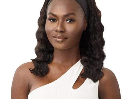 Outre 100% Human Hair Headband Wig - BODY WAVE 18  Cheap