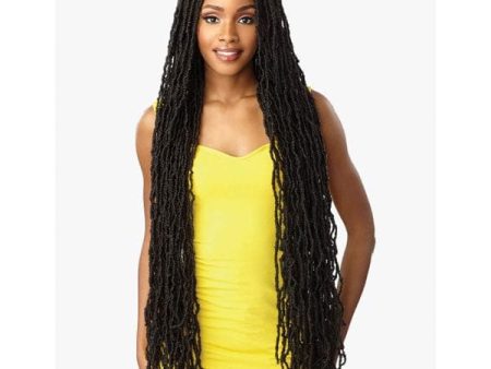 Sensationnel Cloud 9 Synthetic 4x4 Lace Parting Swiss Braid Lace Wig - DISTRESSED LOCS 40″ Hot on Sale