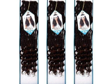 [3 Pack Deal] Bobbi Boss African Roots Collection Crochet Braid - NU LOCS CURLY TIPS 20  Online Sale