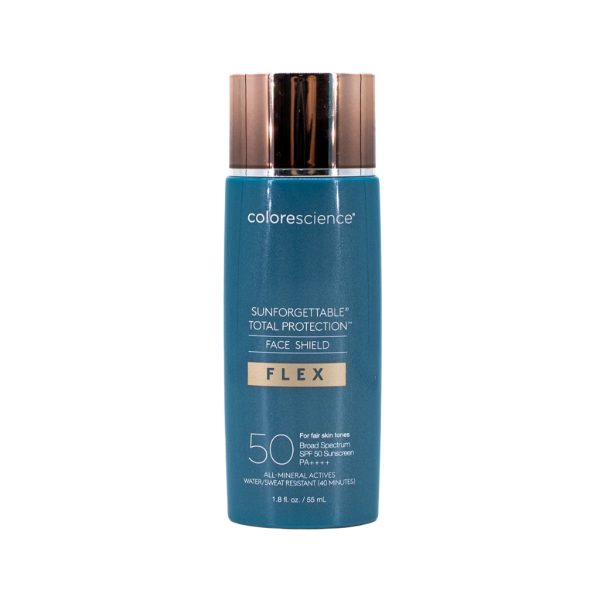 colorescience Sunforgettable FaceShield Flex SPF50 FAIR 1.8oz - Small Amount Missing For Sale