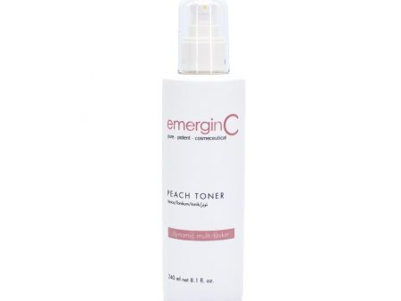 emerginC Peach Toner 8.1oz - Small Amount Missing Hot on Sale