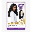 Sensationnel Butta Human Hair Blend Lace Front Wig - DEEP WAVE 20  Online now