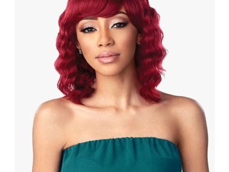 Sensationnel 100% Virgin Human Hair Full Wig - 10A LOOSE DEEP 12″ For Sale