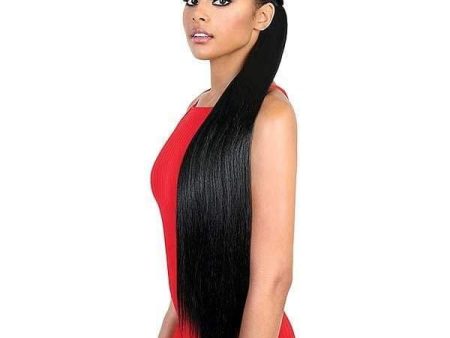 Motown Tress Pony Wrap Drawstring Synthetic Ponytail - PD WRAP32 CURLABLE STRAIGHT 32  Online