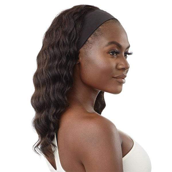 Outre 100% Human Hair Headband Wig - BODY WAVE 18  Cheap