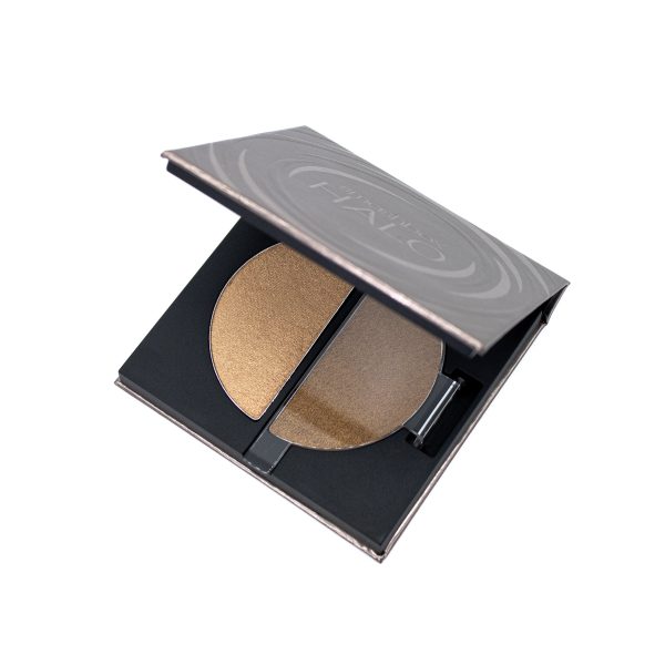 smashbox Halo Glow Highlighter Duo GOLDEN BRONZE 0.17oz - Missing Box Fashion