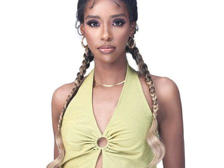 Bobbi Boss Synthetic Hair Natural Style Lace Wig - MLF627 DUTCH BRAID on Sale